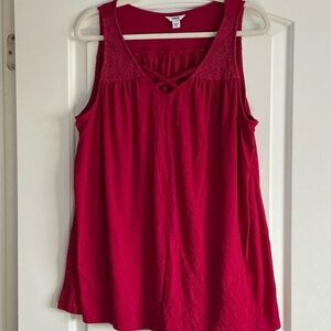 Sonoma Women's Red Tank Top
